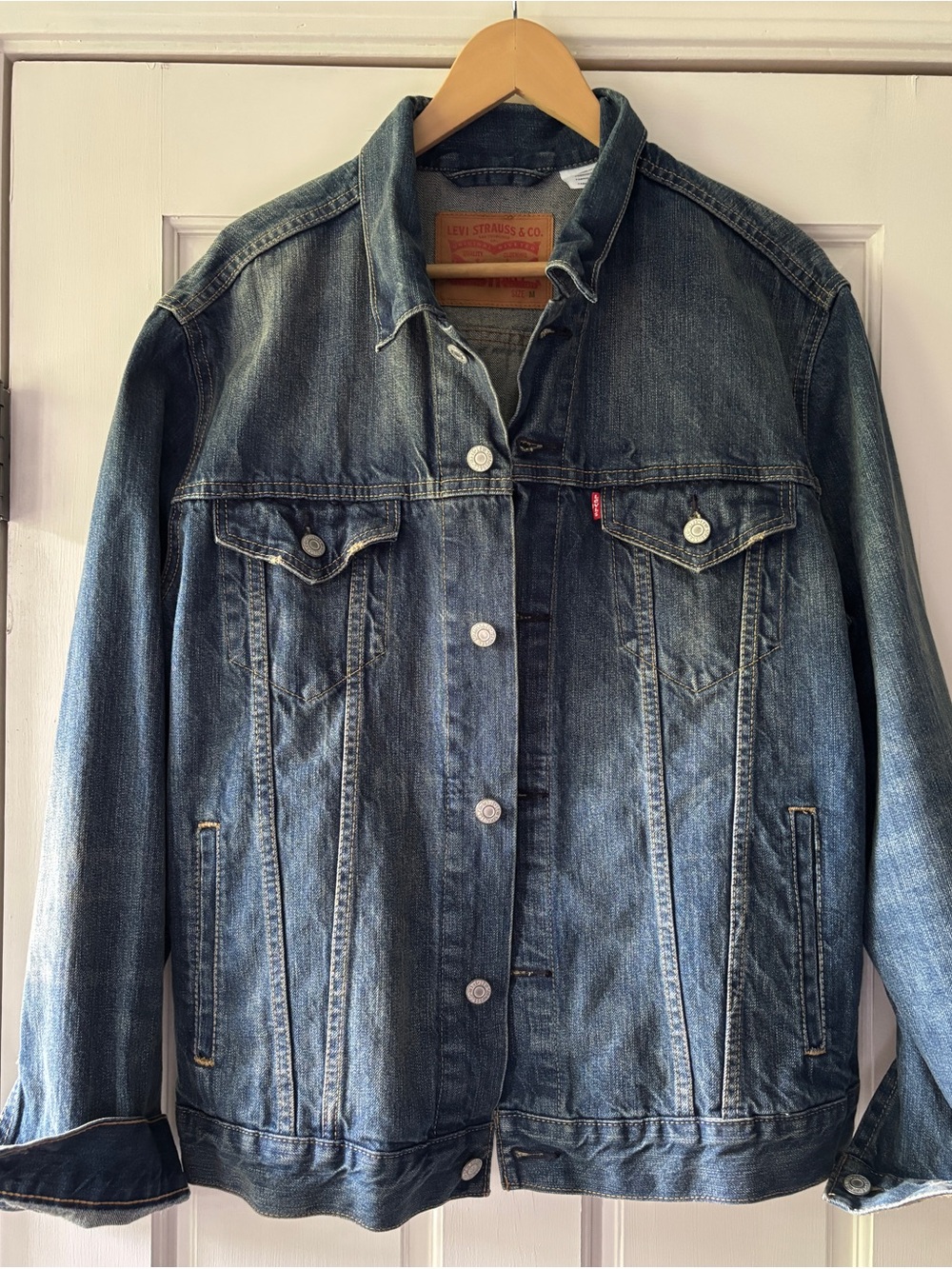 Levi's Distressed Blue Denim Jacket